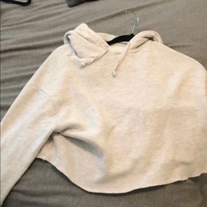 Top shop cropped hoodie